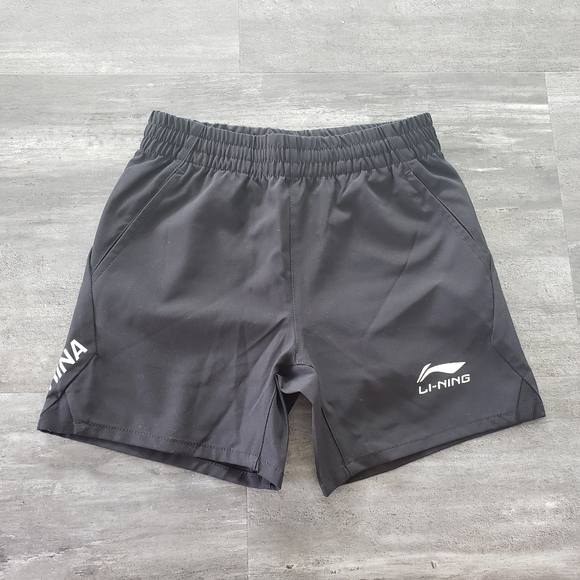 Black Li-Ning Table Tennis Short - Picture 1 of 4